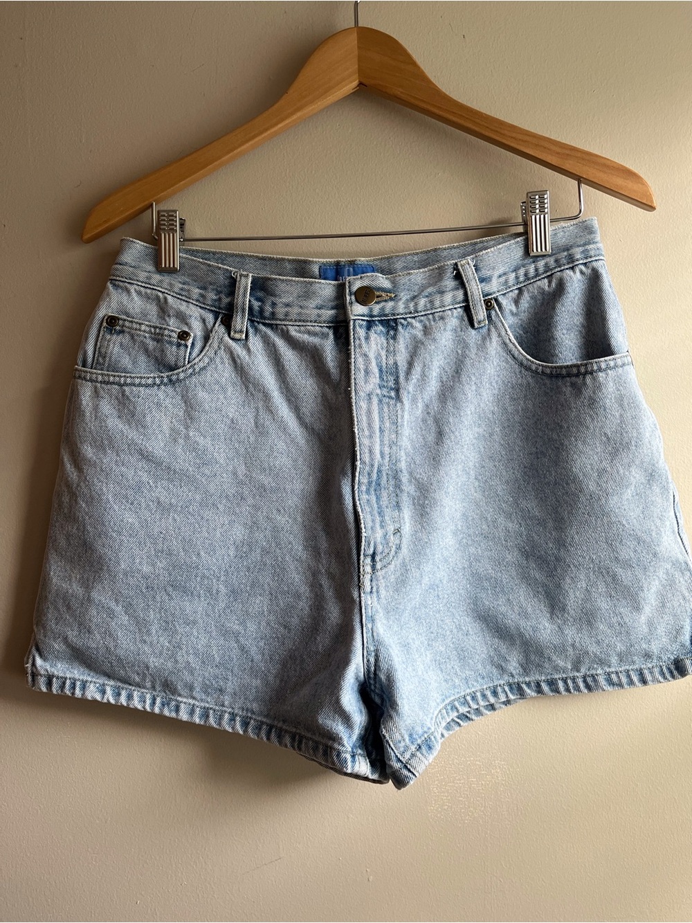 B.e. Blues Light Blue Denim High-Rise Jean Shorts